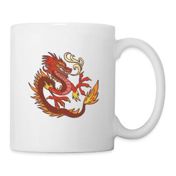 dragon - Mug blanc - blanc - Droite