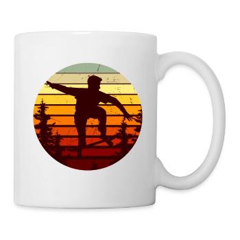 skateboard - Mug blanc - blanc - Droite