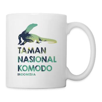 Taman Nasional Komodo - Indonesien - Tasse - Weiß - Rechts