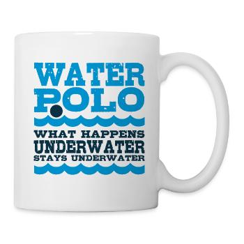 water polo - Mug blanc - blanc - Droite