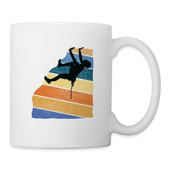 Escalade, alpinisme, salle d’escalade, bloc, escalade - Mug blanc - blanc - Droite