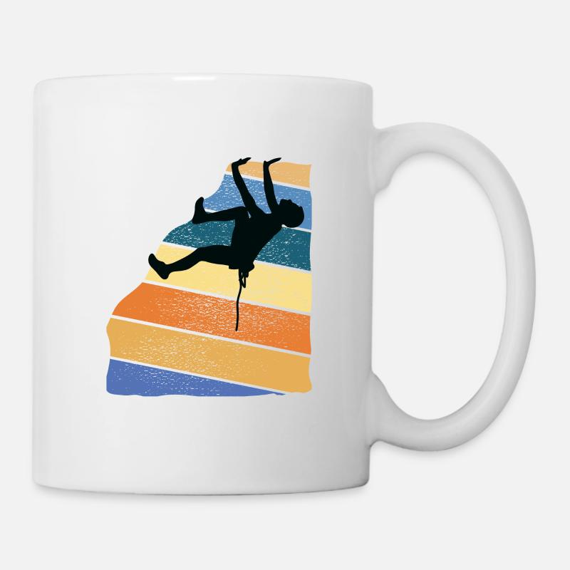 Escalade, alpinisme, salle d’escalade, bloc, escalade - Mug blanc - blanc