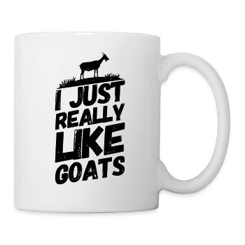 Goat billy goat saying - Mug - white - Right