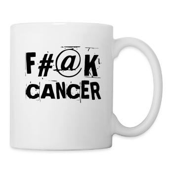 Va te faire foutre le cancer - Mug blanc - blanc - Droite