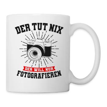 Fotograf - Tasse - Weiß - Rechts