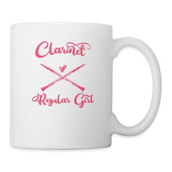 Clarinette clarinettiste clarinettiste humor - Mug blanc - blanc - Droite