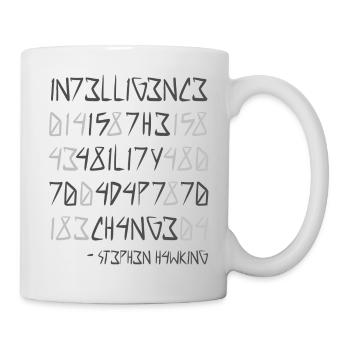 Intelligence Is The Ability To Adapt To Change - Mug - white - Right