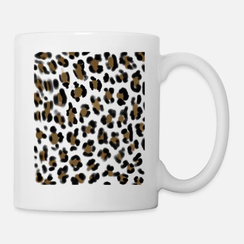 Leoparden Kostüm - Tasse - Weiß