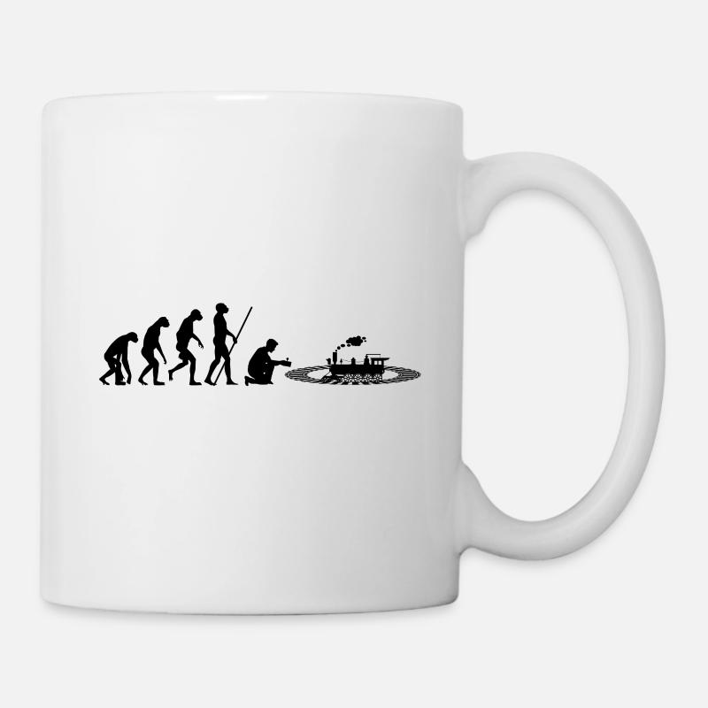 Modelleisenbahn Evolution - Tasse - Weiß