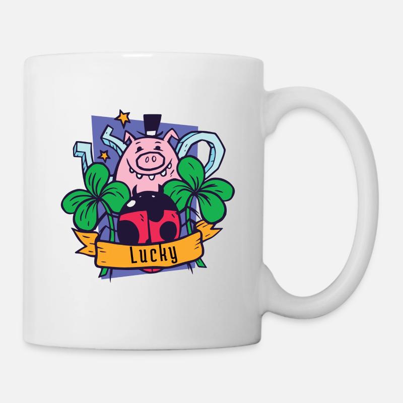 Alles Glück - Tasse - Weiß