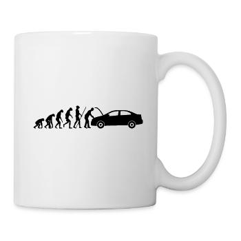 KFZ Mechaniker Evolution - Tasse - Weiß - Rechts