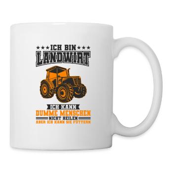Landwirt - Tasse - Weiß - Rechts
