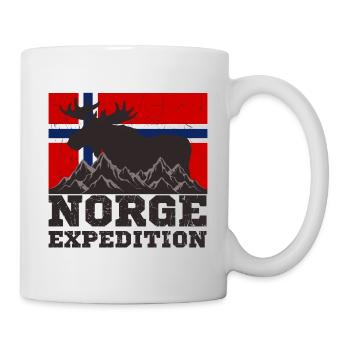 Norwegen - Tasse - Weiß - Rechts