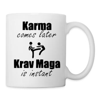 Karma Krav Maga - Tasse - Weiß - Rechts