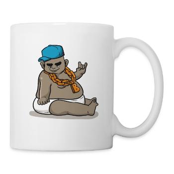 Rapper Baby - Tasse - Weiß - Rechts