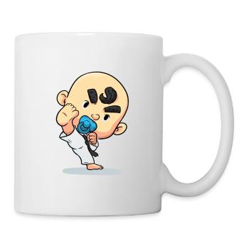 Karaté bébé - Mug blanc - blanc - Droite