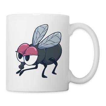 Fly mosquito insect funny gift - Mug - white - Right
