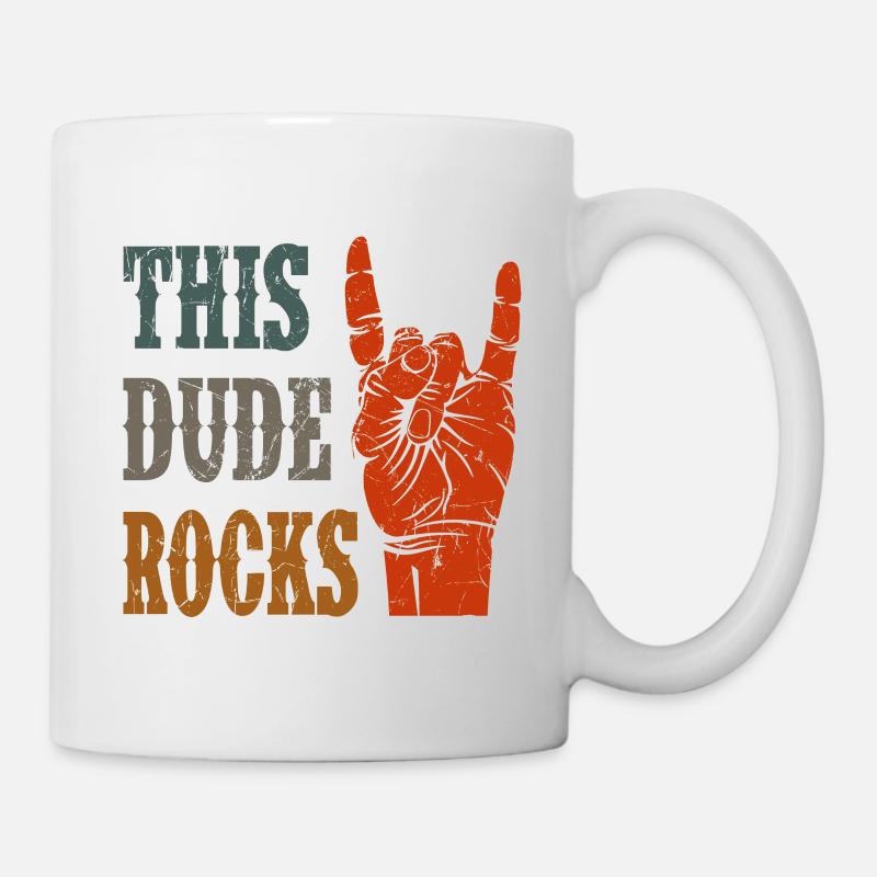 Rock n Roll - Tasse - Weiß
