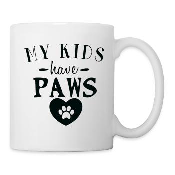 My kids have paws. - Mug - white - Right