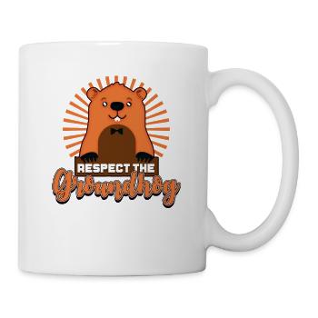 Jour de la marmotte - Mug blanc - blanc - Droite