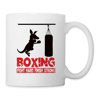 Boxing - Tasse - Weiß - Rechts