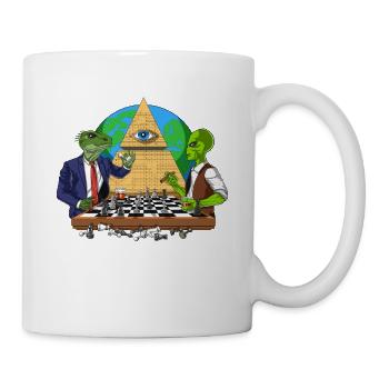 Illuminati Alien Conspiracy - Mug blanc - blanc - Droite