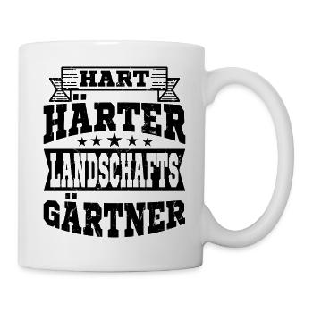 Landschaftsgärtner Gärtner - Tasse - Weiß - Rechts