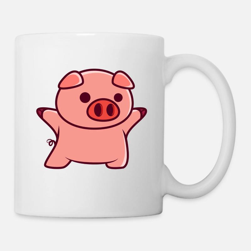 Petit cochon - Mug blanc - blanc