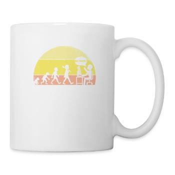 Evolved to be a software engineer - Mug - white - Right