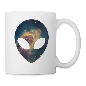 Alien head space - Mug - white - Right
