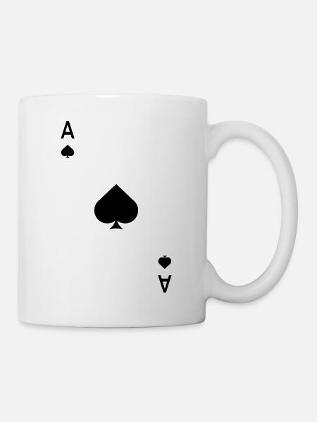 Card Game Playing Card Ace Ace Carnival Carnival - Mug - white