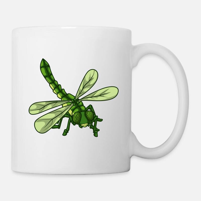 Libelle - Tasse - Weiß