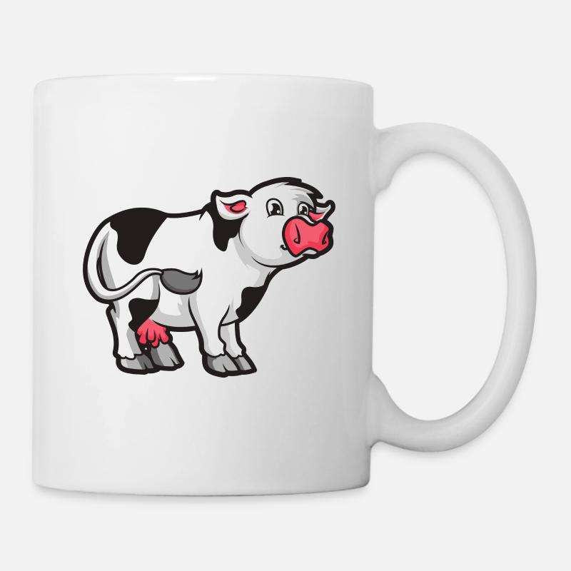 vache - Mug blanc - blanc