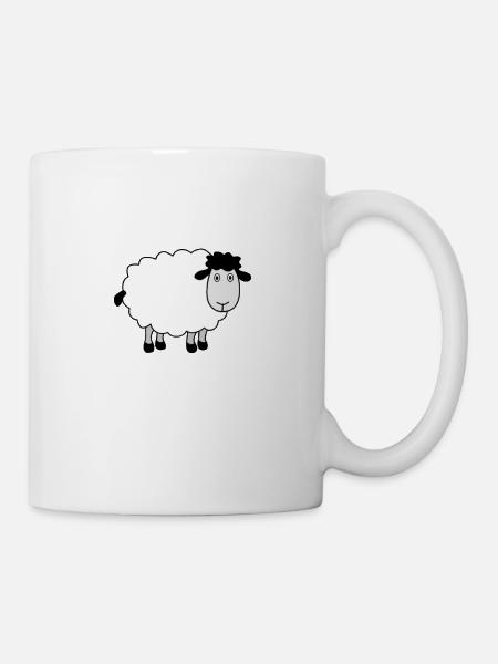 mouton - Mug blanc - blanc