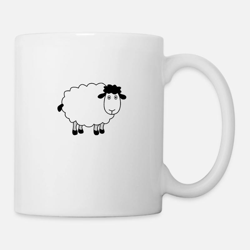 mouton - Mug blanc - blanc