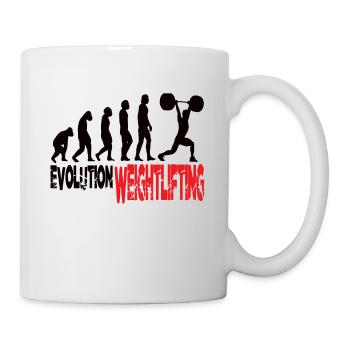 Fitness - Tasse - Weiß - Rechts