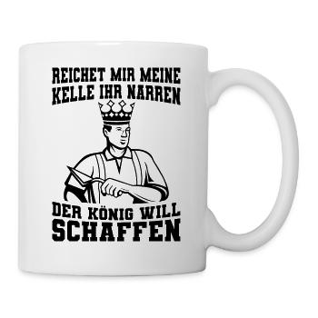 Maurer - Tasse - Weiß - Rechts