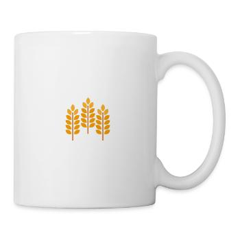 WIR sorgen für euer Essen - Bauer Landwirt Demo - Tasse - Weiß - Rechts