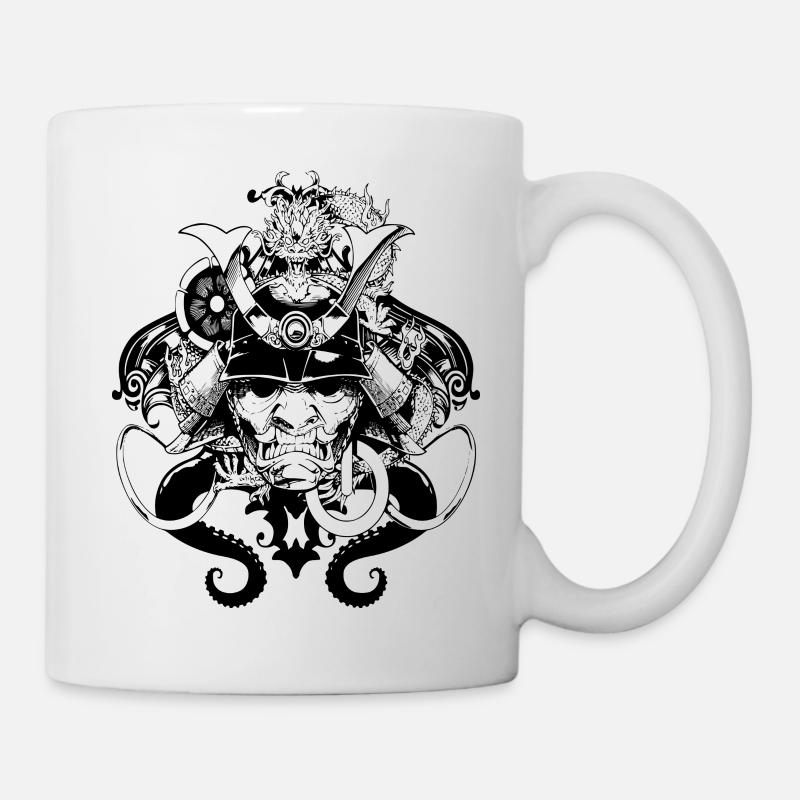 samouraï - Mug blanc - blanc