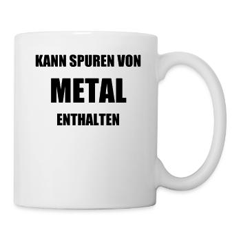Metal Musik Rock Festival Geschenk - Tasse - Weiß - Rechts