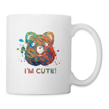 Perfektes, buntes, cooles Quokkashirt mit Spruch - Tasse - Weiß - Rechts