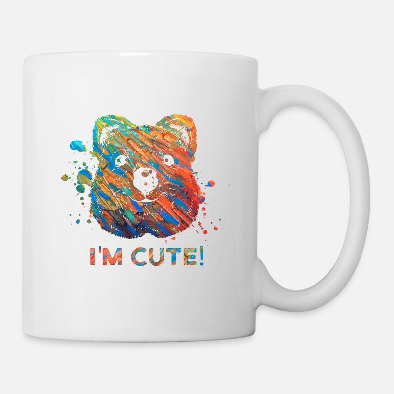 Chemise Quokka parfaite, colorée et cool avec un dicton - Mug blanc - blanc