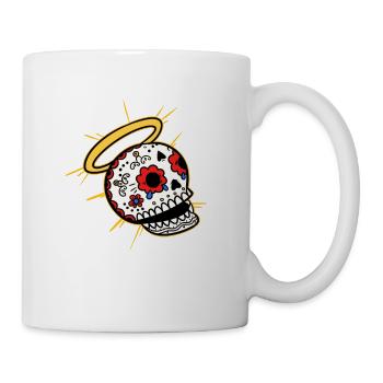 Ange crâne - Mug blanc - blanc - Droite
