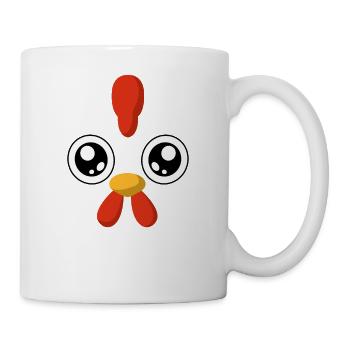 Costume de poulet poulet déguisement carnaval - Mug blanc - blanc - Droite