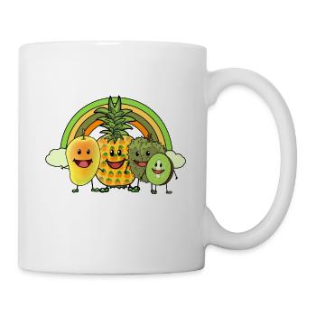 Fruit Vegan Rainbow Fruit Fruit Fantasy - Mug blanc - blanc - Droite