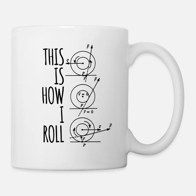 Nerd nerds physique - Mug blanc - blanc