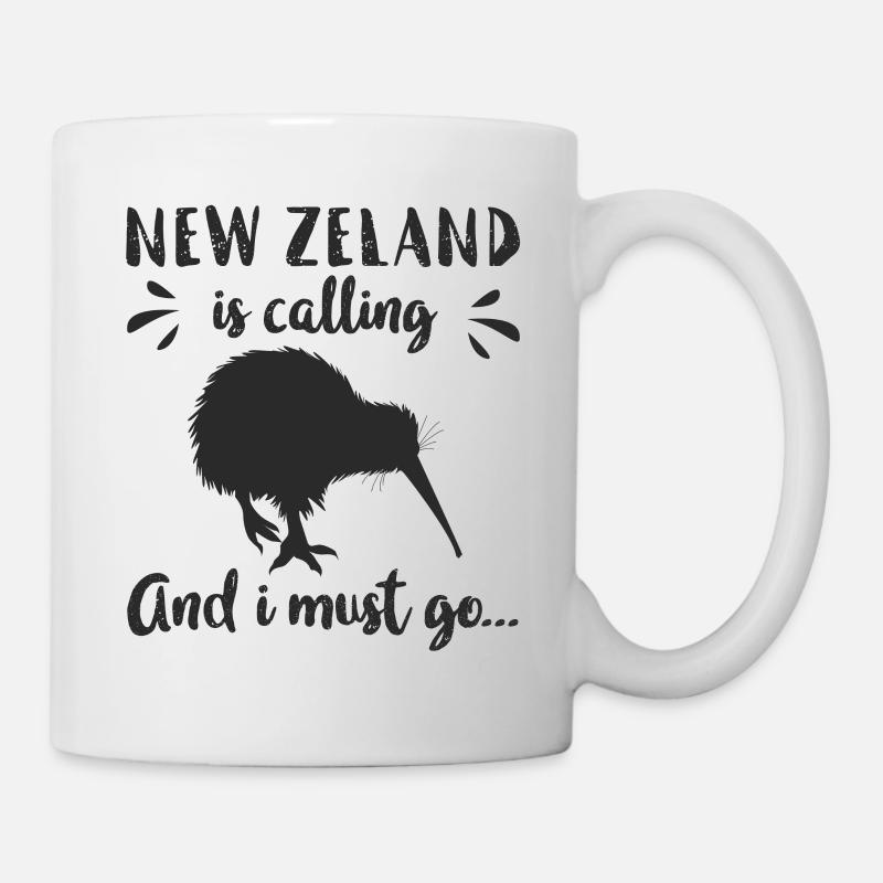 Neuseeland Ruft Urlaub - Tasse - Weiß