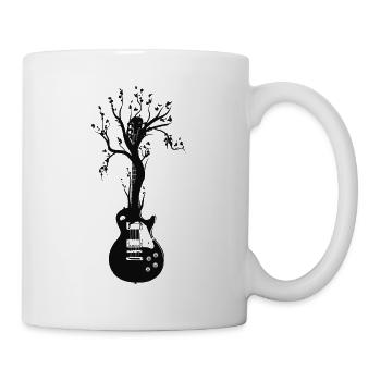 Guitar Tree smooth T Shirt - Tasse - Weiß - Rechts