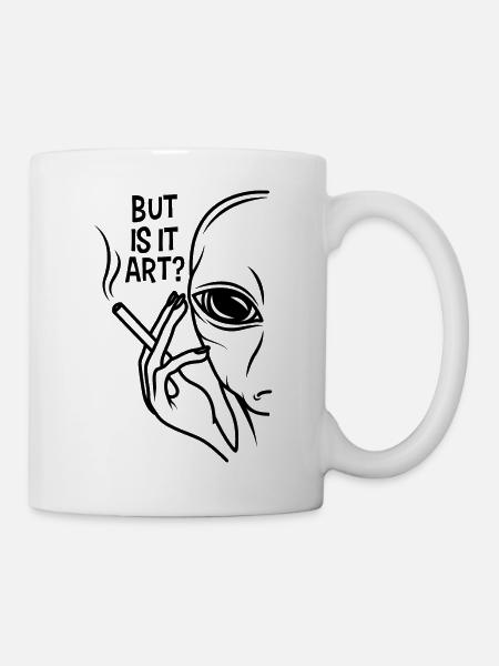 Alien - Tasse - Weiß