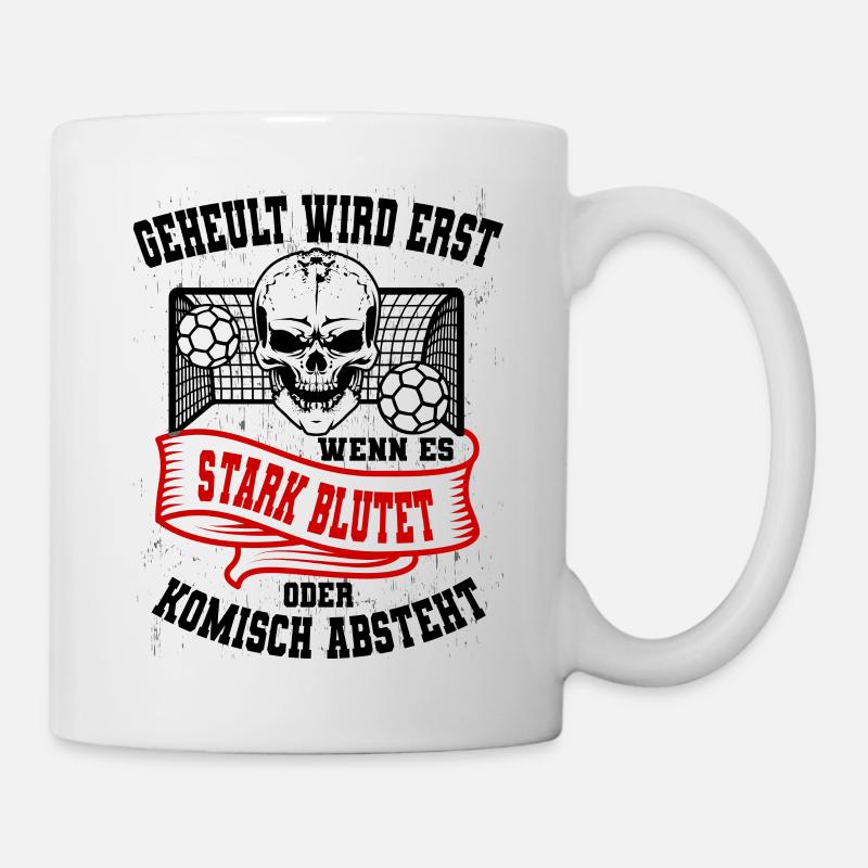 Handballer Spruch - Tasse - Weiß